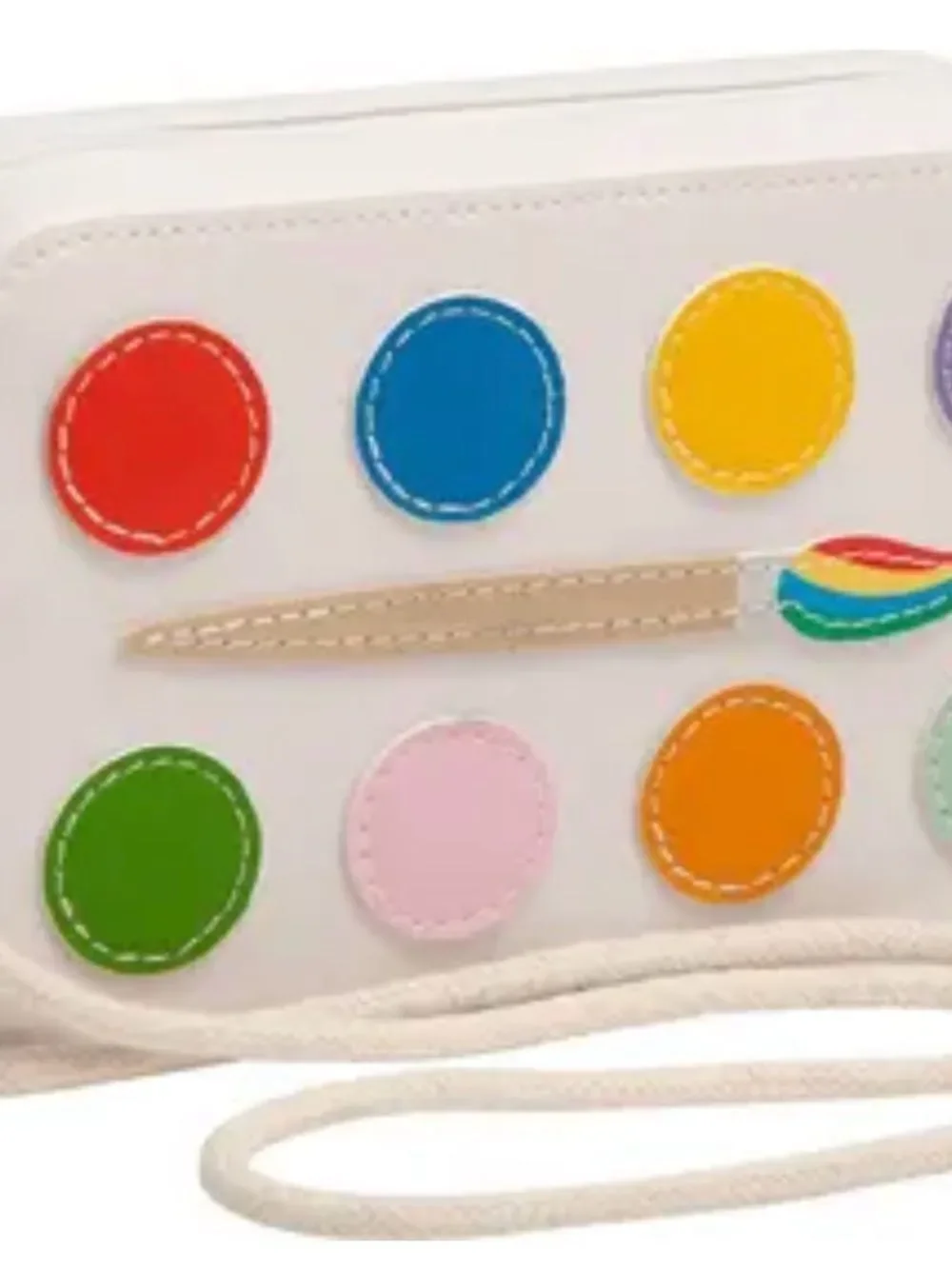 Mimi & Lula Rainbow Paint Palette Crossbody Bag